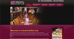 Desktop Screenshot of orientalbuffetclub.co.uk